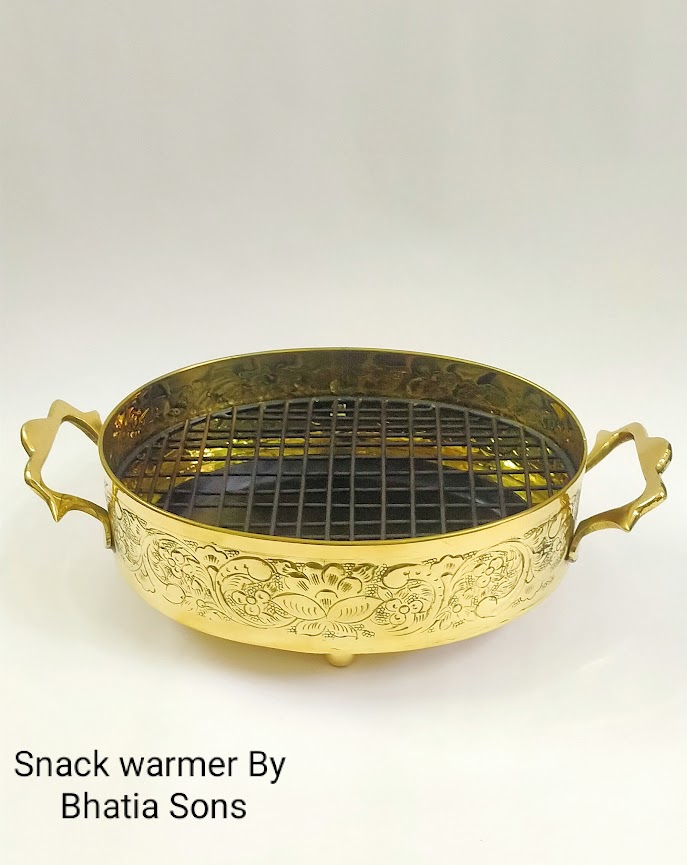 Brass Snack Warmer